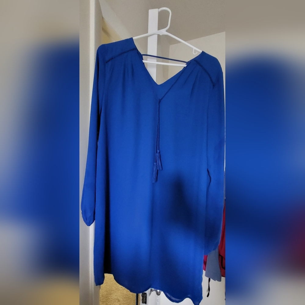 Blue dress
